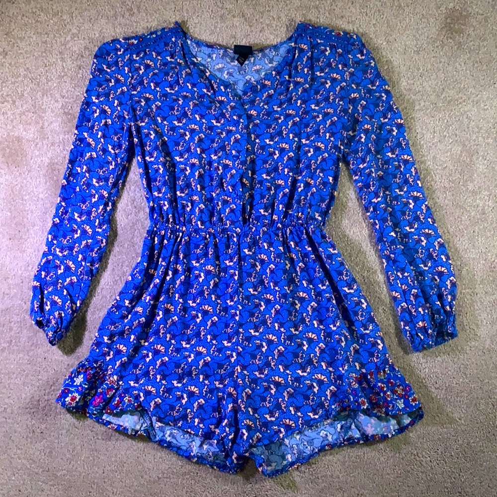 Art Class Blue Romper